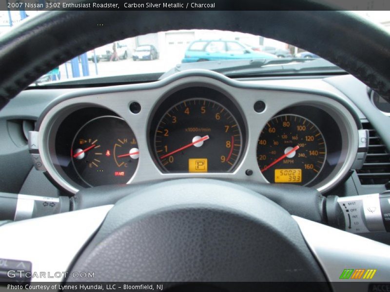 Carbon Silver Metallic / Charcoal 2007 Nissan 350Z Enthusiast Roadster