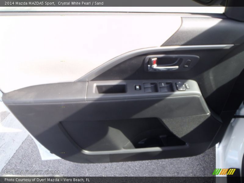 Crystal White Pearl / Sand 2014 Mazda MAZDA5 Sport