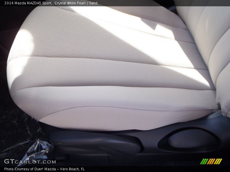 Crystal White Pearl / Sand 2014 Mazda MAZDA5 Sport
