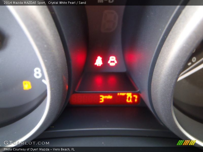 Crystal White Pearl / Sand 2014 Mazda MAZDA5 Sport