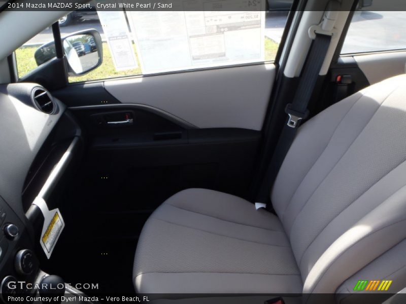Crystal White Pearl / Sand 2014 Mazda MAZDA5 Sport