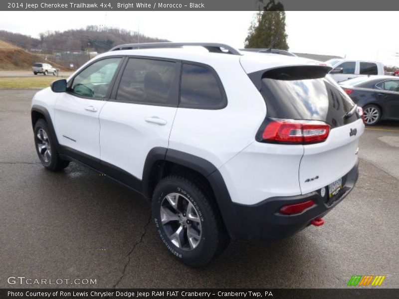 Bright White / Morocco - Black 2014 Jeep Cherokee Trailhawk 4x4