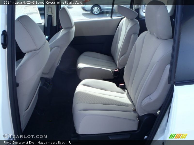 Crystal White Pearl / Sand 2014 Mazda MAZDA5 Sport