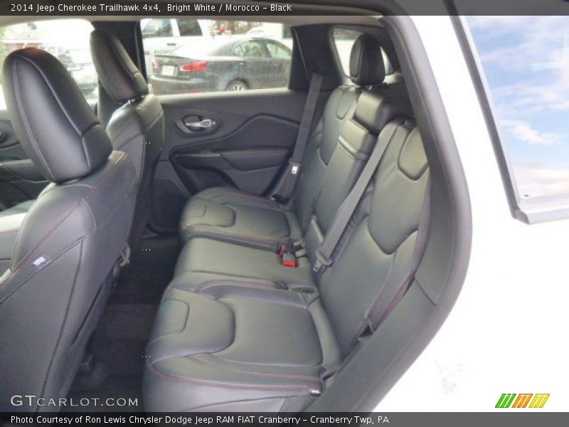 Rear Seat of 2014 Cherokee Trailhawk 4x4