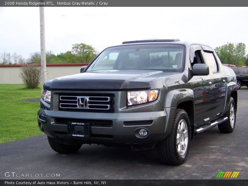 Nimbus Gray Metallic / Gray 2008 Honda Ridgeline RTL