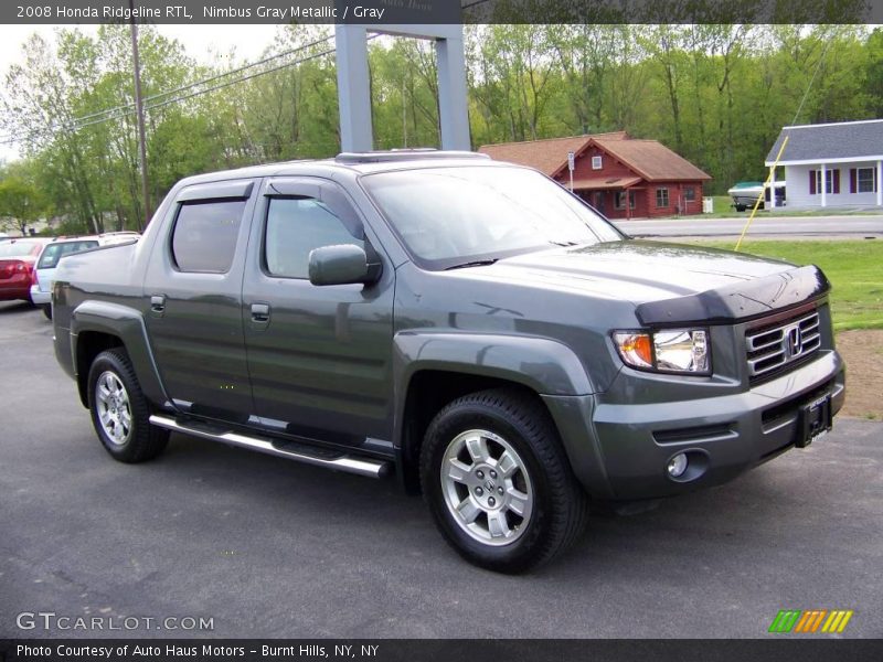 Nimbus Gray Metallic / Gray 2008 Honda Ridgeline RTL