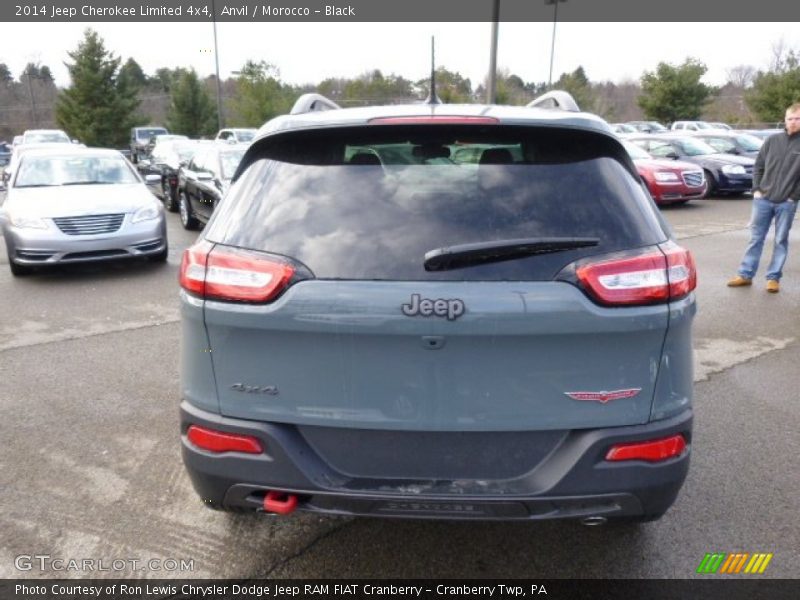 Anvil / Morocco - Black 2014 Jeep Cherokee Limited 4x4