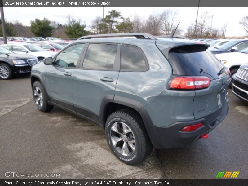 Anvil / Morocco - Black 2014 Jeep Cherokee Limited 4x4