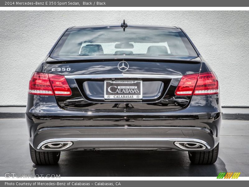 Black / Black 2014 Mercedes-Benz E 350 Sport Sedan