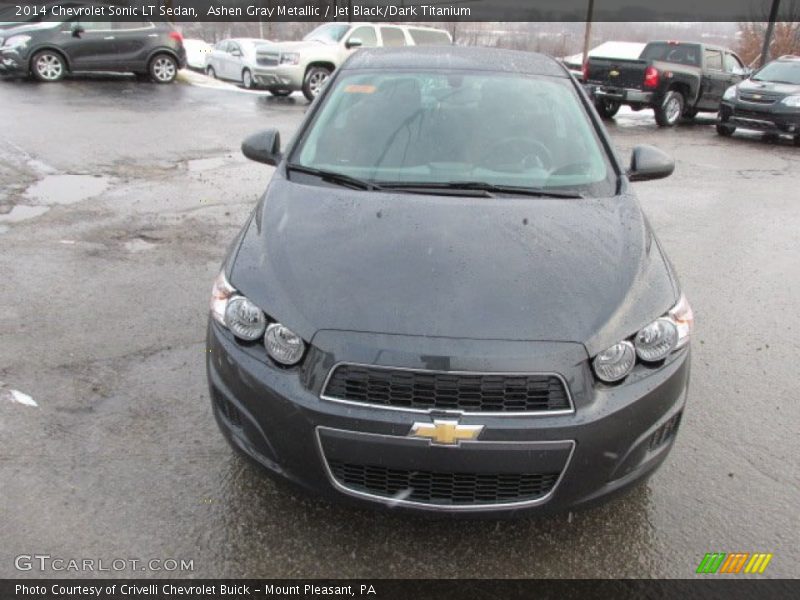 Ashen Gray Metallic / Jet Black/Dark Titanium 2014 Chevrolet Sonic LT Sedan