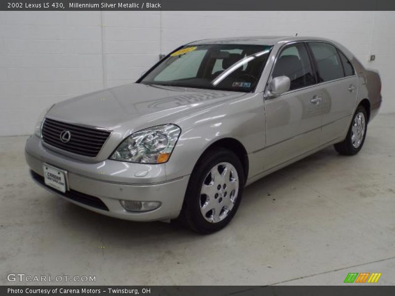 Millennium Silver Metallic / Black 2002 Lexus LS 430
