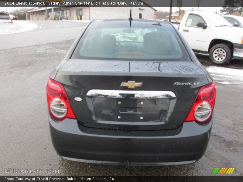 Ashen Gray Metallic / Jet Black/Dark Titanium 2014 Chevrolet Sonic LT Sedan