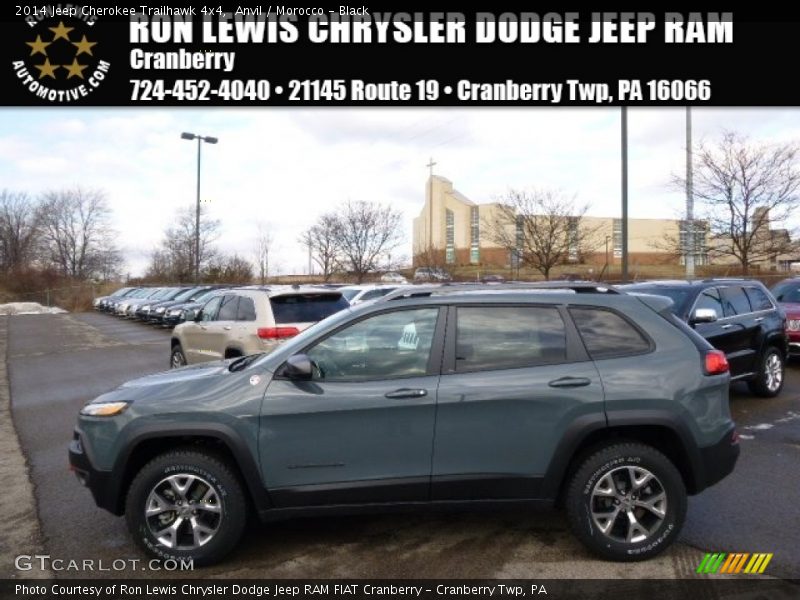 Anvil / Morocco - Black 2014 Jeep Cherokee Trailhawk 4x4
