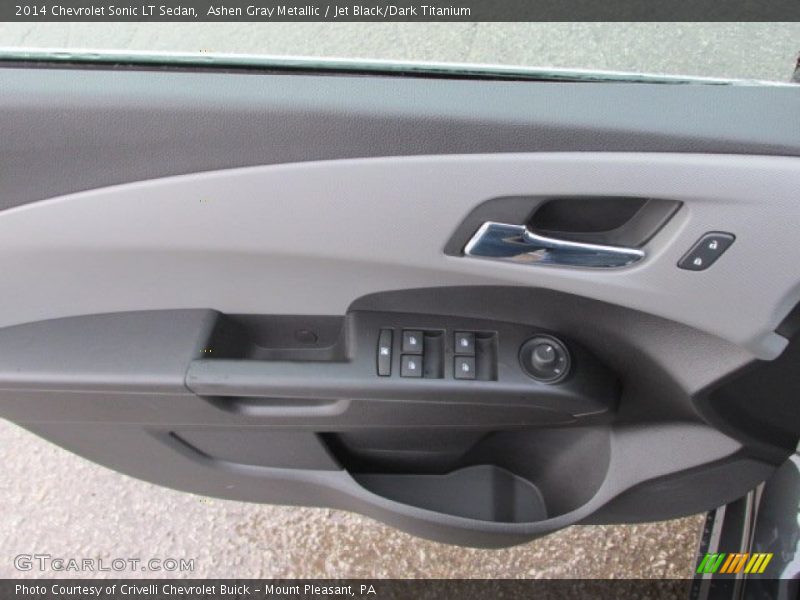 Ashen Gray Metallic / Jet Black/Dark Titanium 2014 Chevrolet Sonic LT Sedan
