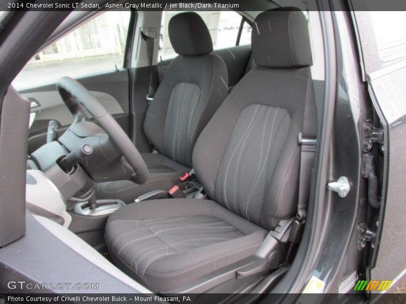 Ashen Gray Metallic / Jet Black/Dark Titanium 2014 Chevrolet Sonic LT Sedan