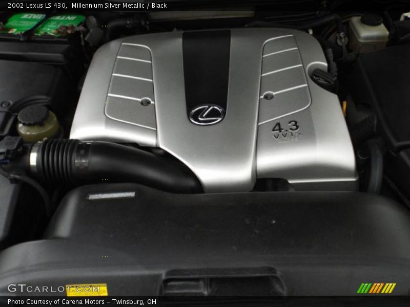 Millennium Silver Metallic / Black 2002 Lexus LS 430