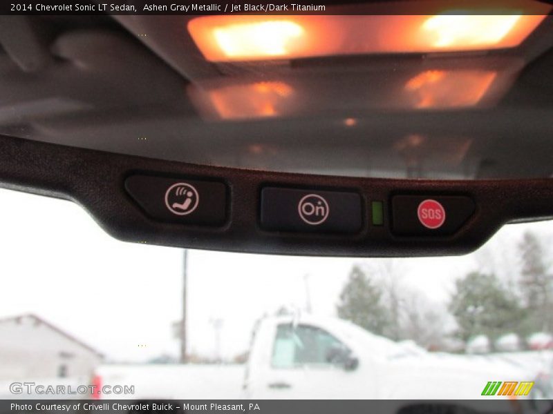 Ashen Gray Metallic / Jet Black/Dark Titanium 2014 Chevrolet Sonic LT Sedan
