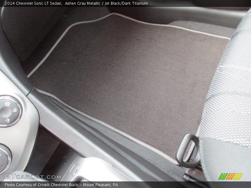 Ashen Gray Metallic / Jet Black/Dark Titanium 2014 Chevrolet Sonic LT Sedan