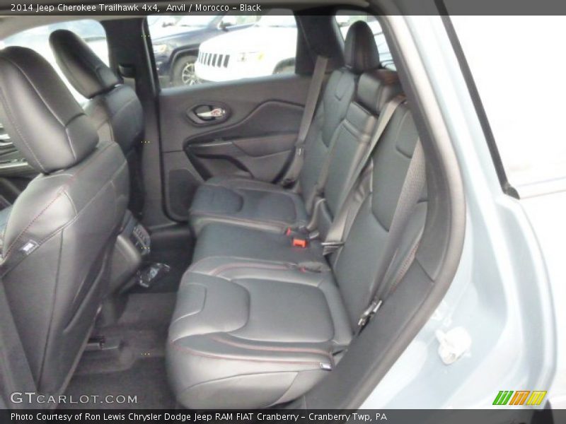 Rear Seat of 2014 Cherokee Trailhawk 4x4
