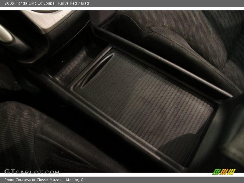 Rallye Red / Black 2009 Honda Civic EX Coupe
