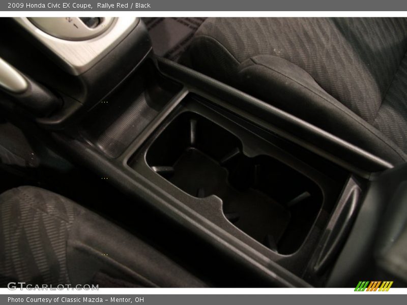 Rallye Red / Black 2009 Honda Civic EX Coupe