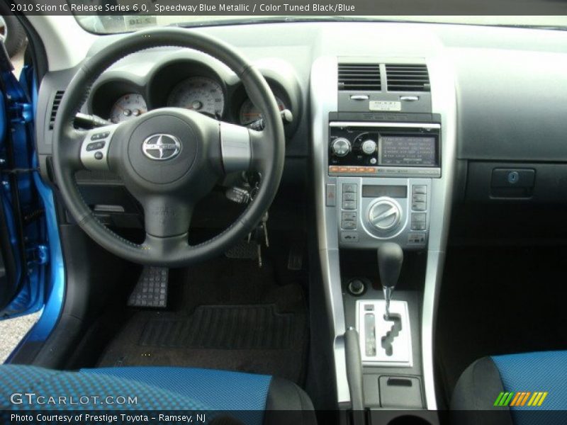 Speedway Blue Metallic / Color Tuned Black/Blue 2010 Scion tC Release Series 6.0