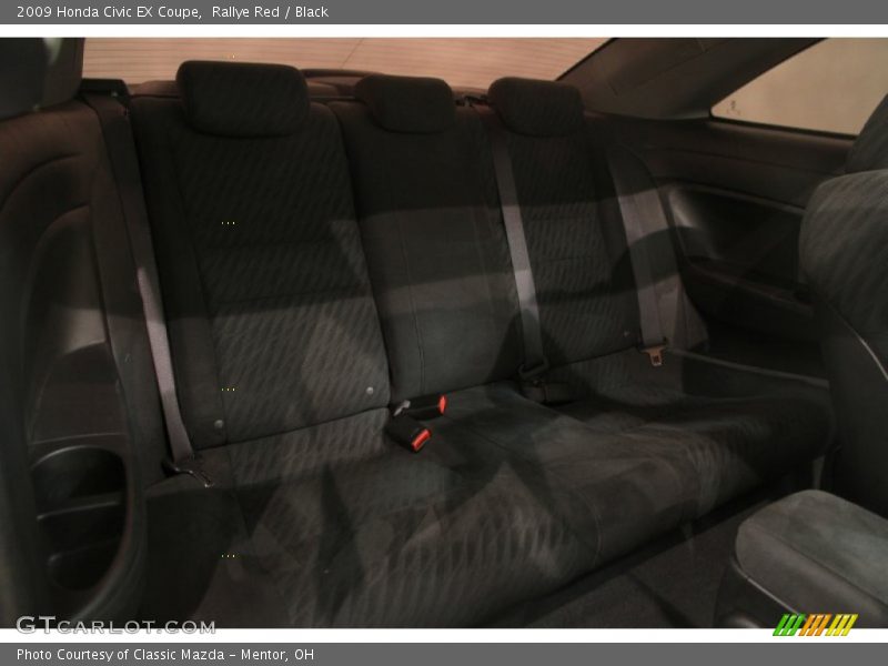 Rallye Red / Black 2009 Honda Civic EX Coupe