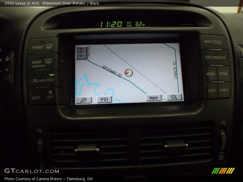 Millennium Silver Metallic / Black 2002 Lexus LS 430