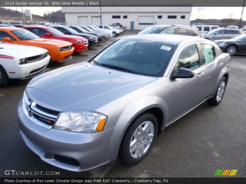 Billet Silver Metallic / Black 2014 Dodge Avenger SE