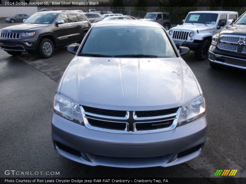 Billet Silver Metallic / Black 2014 Dodge Avenger SE