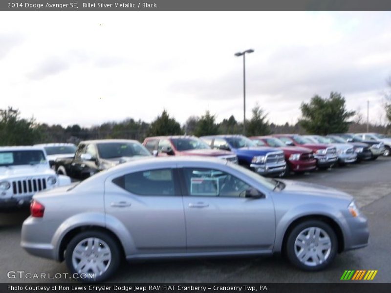 Billet Silver Metallic / Black 2014 Dodge Avenger SE