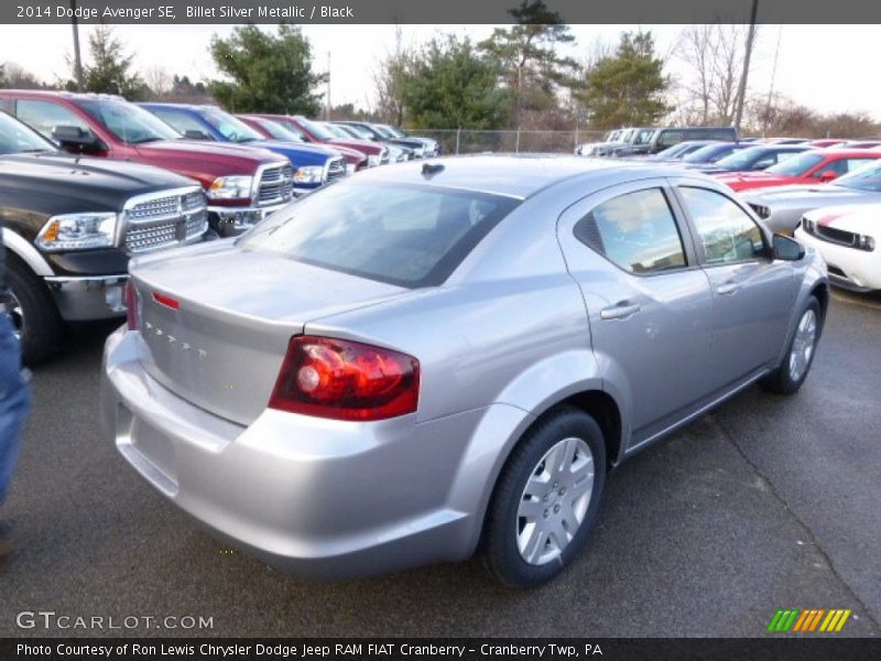 Billet Silver Metallic / Black 2014 Dodge Avenger SE