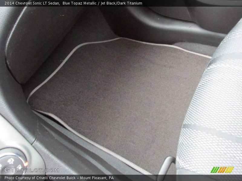 Blue Topaz Metallic / Jet Black/Dark Titanium 2014 Chevrolet Sonic LT Sedan