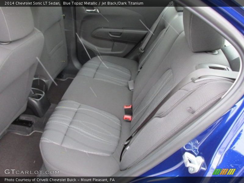 Blue Topaz Metallic / Jet Black/Dark Titanium 2014 Chevrolet Sonic LT Sedan