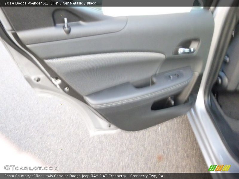 Billet Silver Metallic / Black 2014 Dodge Avenger SE
