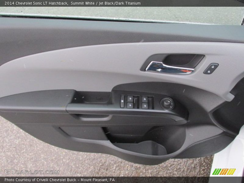 Summit White / Jet Black/Dark Titanium 2014 Chevrolet Sonic LT Hatchback