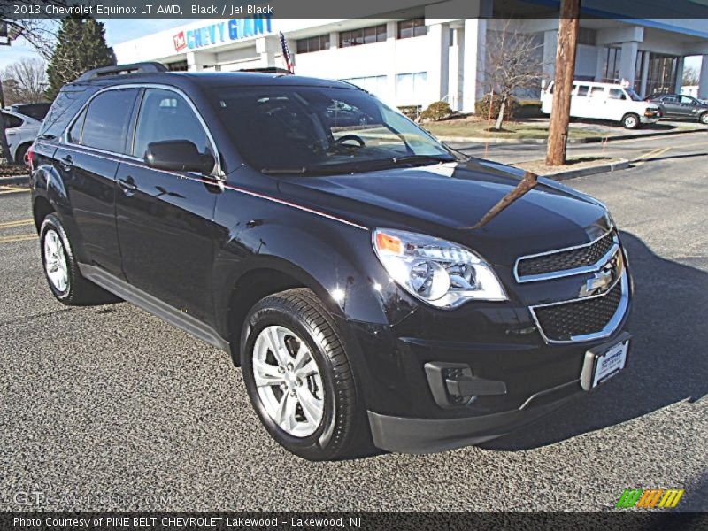 Black / Jet Black 2013 Chevrolet Equinox LT AWD