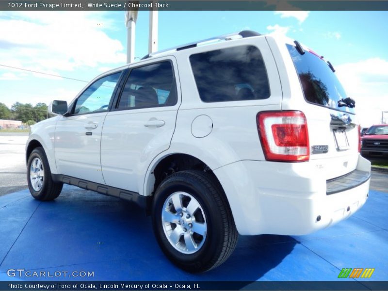 White Suede / Charcoal Black 2012 Ford Escape Limited