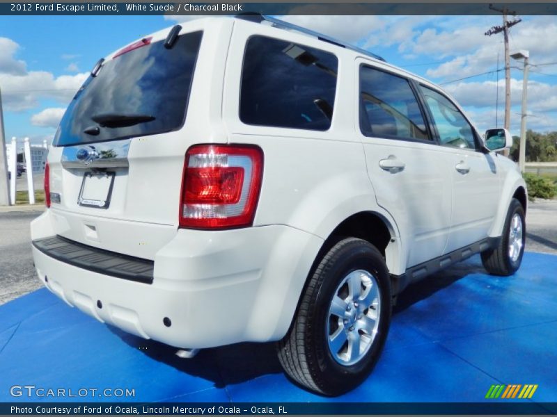 White Suede / Charcoal Black 2012 Ford Escape Limited