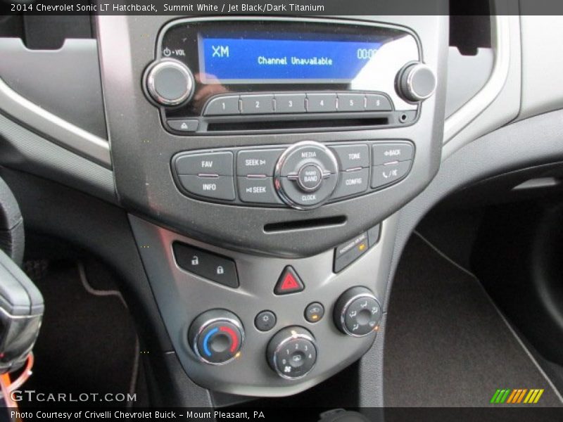 Summit White / Jet Black/Dark Titanium 2014 Chevrolet Sonic LT Hatchback