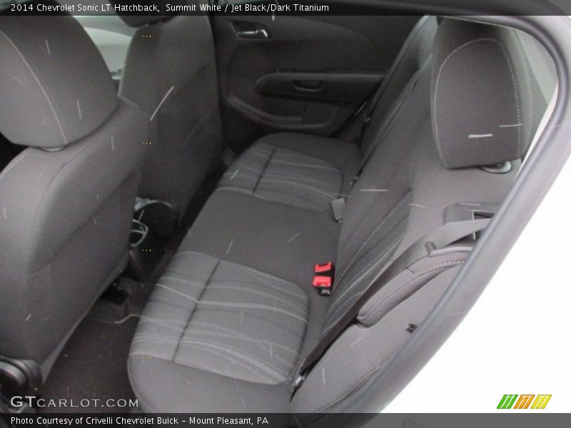 Summit White / Jet Black/Dark Titanium 2014 Chevrolet Sonic LT Hatchback