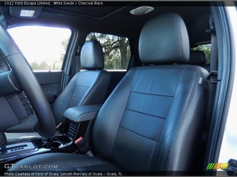 White Suede / Charcoal Black 2012 Ford Escape Limited