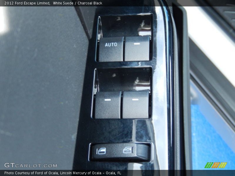 White Suede / Charcoal Black 2012 Ford Escape Limited