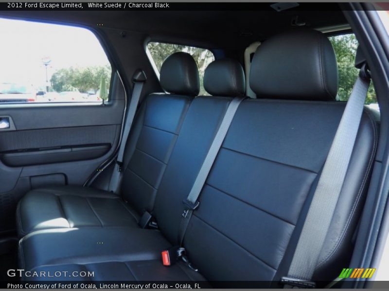 White Suede / Charcoal Black 2012 Ford Escape Limited