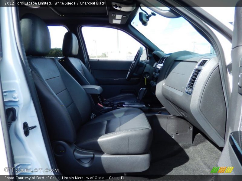 White Suede / Charcoal Black 2012 Ford Escape Limited