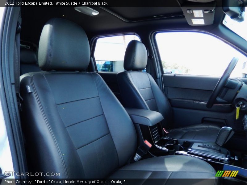 White Suede / Charcoal Black 2012 Ford Escape Limited