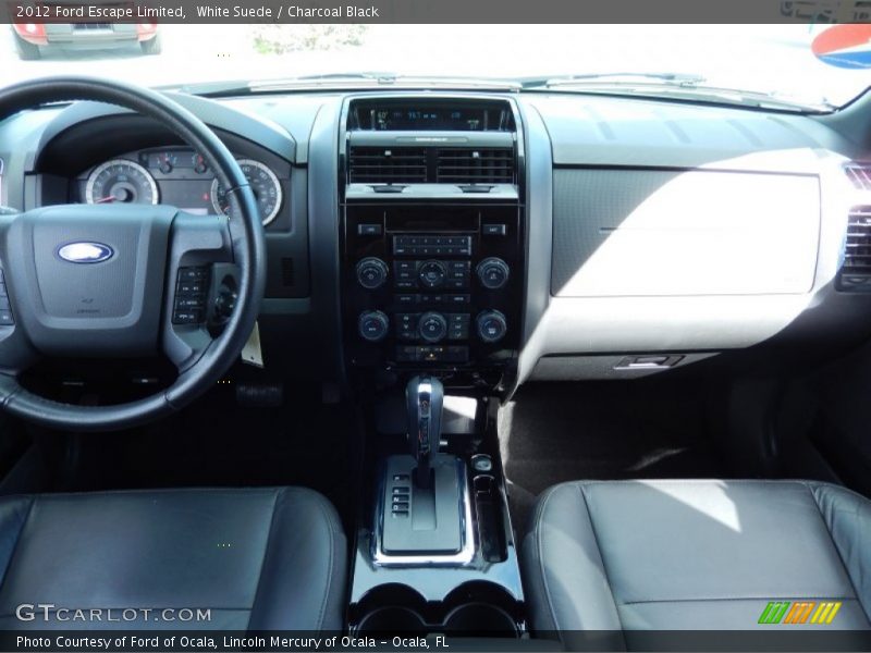 White Suede / Charcoal Black 2012 Ford Escape Limited