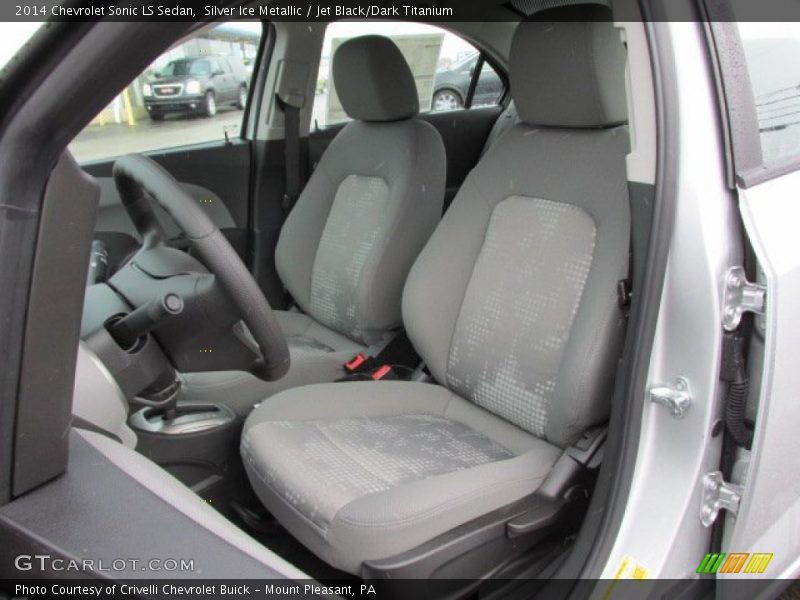 Silver Ice Metallic / Jet Black/Dark Titanium 2014 Chevrolet Sonic LS Sedan