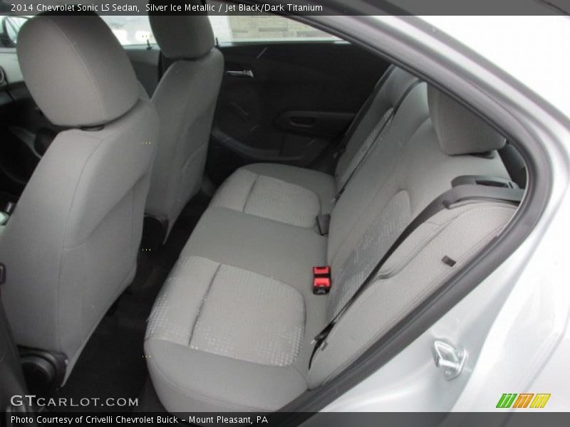 Silver Ice Metallic / Jet Black/Dark Titanium 2014 Chevrolet Sonic LS Sedan