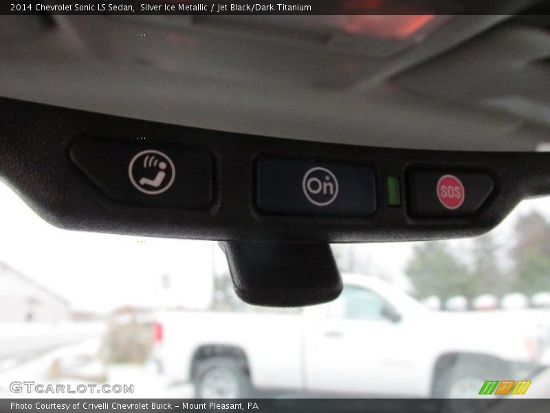 Silver Ice Metallic / Jet Black/Dark Titanium 2014 Chevrolet Sonic LS Sedan